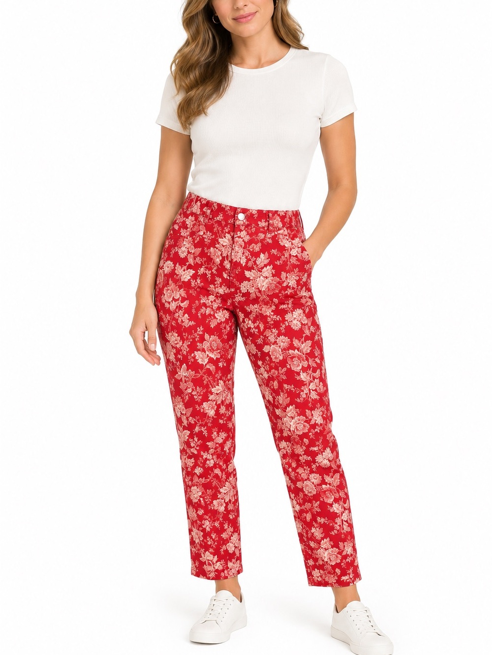 Lauren by Ralph Lauren Bandana style floral pants